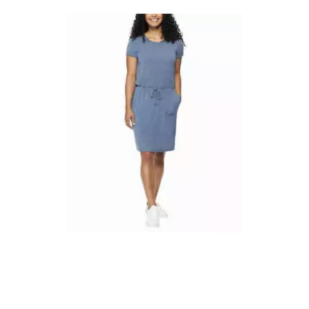 32 Degrees Cool Women's Soft Lightweight Lux Dress Heather Indigo Size M